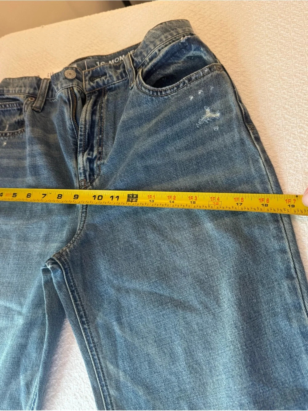 GAP Men's Slim Straight Jeans - Faded Blue Denim